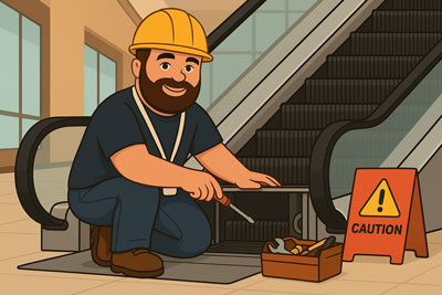 اهمیت قرارداد سرویس و نگهداری برای اعتبار بیمه پله‌برقی