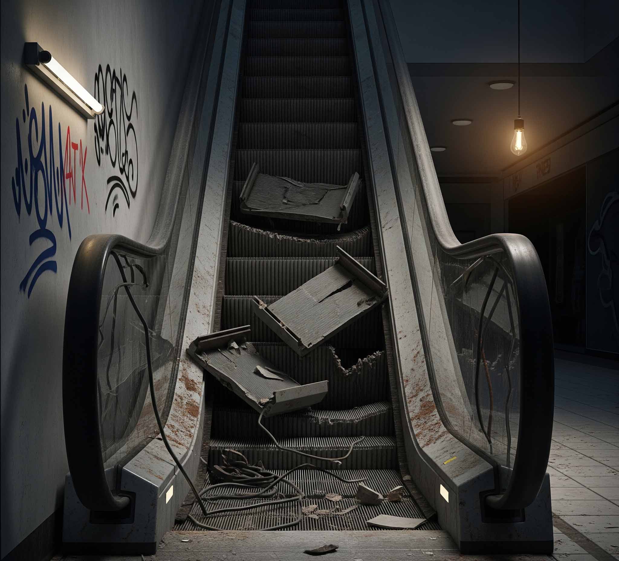 دلایل صدای زیاد پله برقی در ساختمانها