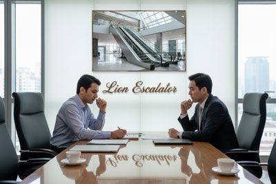 تنظیم قرارداد سرویس پله برقی توسط شرکت پله برقی لاین