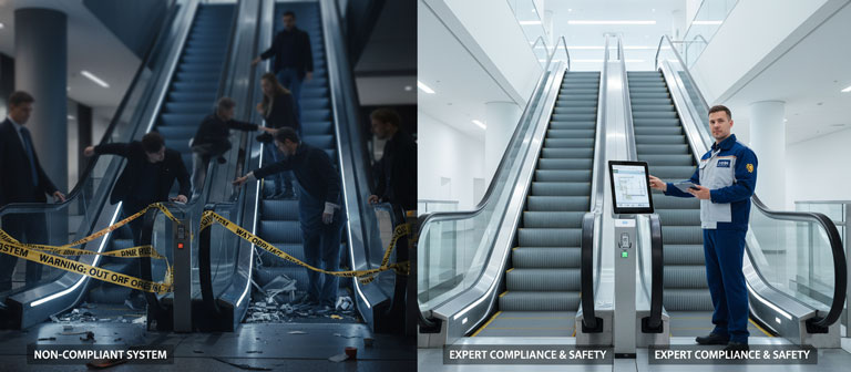 اهمیت تعمیرکار پله برقی در تضمین ایمنی و جلوگیری از خطر