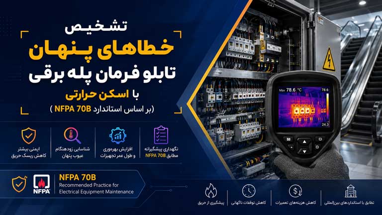 کاربرد ترموگرافی و تصویربرداری حرارتی در پله برقی