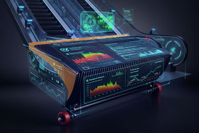 نقش هوش مصنوعی در کنترل و عیب یابی پله برقی