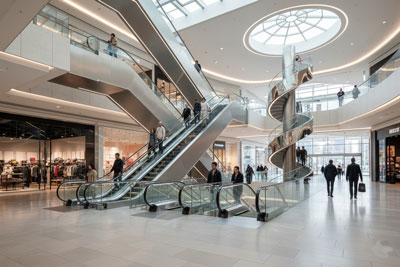 شناخت انواع پله برقی بر اساس معماری و طراحی فضا