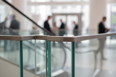 مقایسه پله برقی شیشه ای مدل پنلی و مدل تمام شیشه