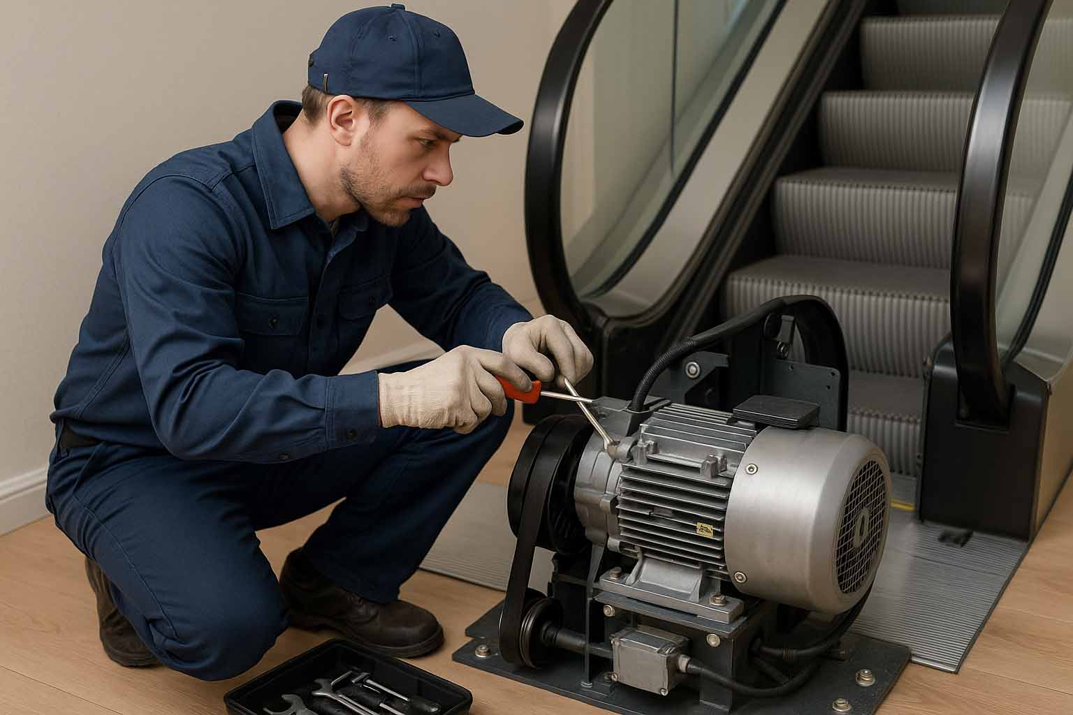 سرویس و نگهداری پله برقی خانگی