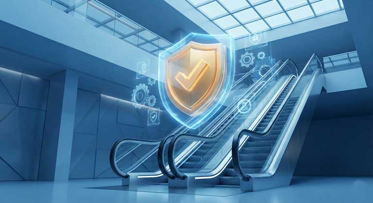 تضمین امنیت و دریافت گواهی استاندارد 13836 با خدمات تخصصی پله برقی لاین.