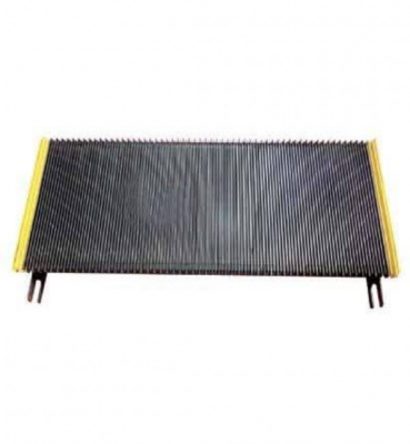 |Moving Walking Palette Stainless Yellow Plastic Side Strip