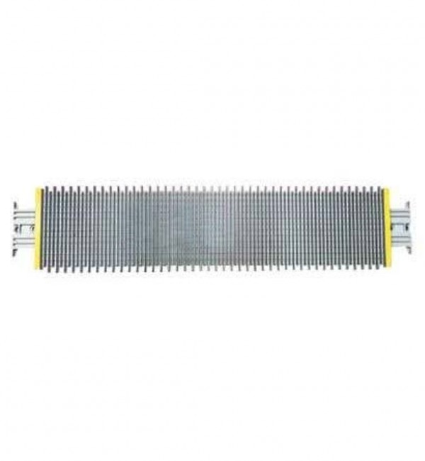 Moving Walking Palette Aluminum Silver gray yellow side bar