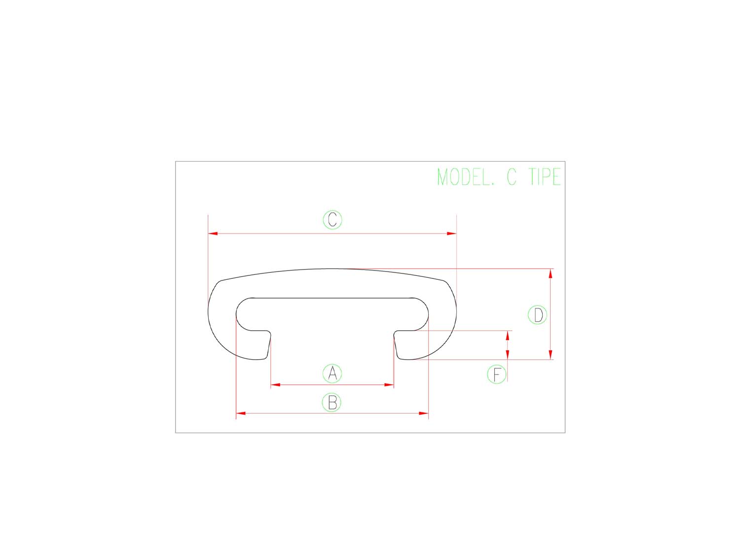 هندریل پله برقی C-Type مدل J برند Mitsubishi