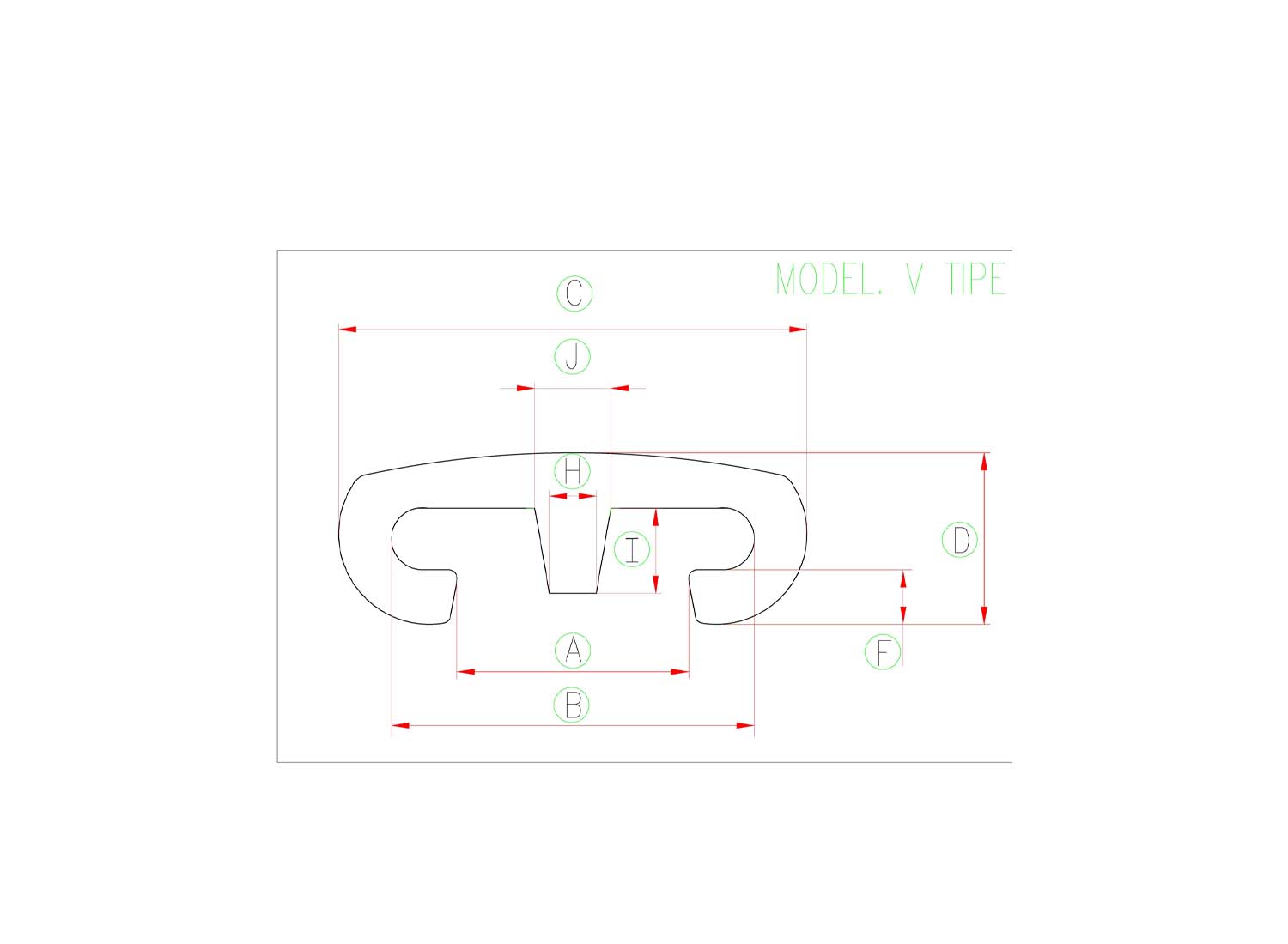 هندریل پله برقی V-Type به رنگ مشکی برند Otis