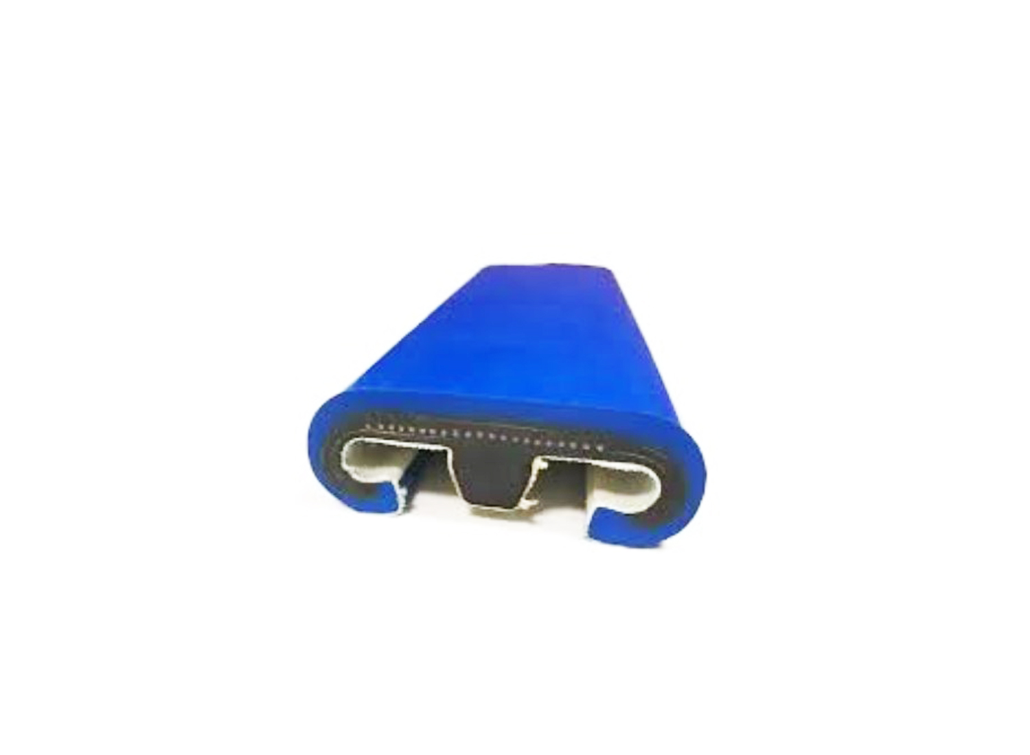 هندریل پله برقی V-Type به رنگ آبی برند Kone