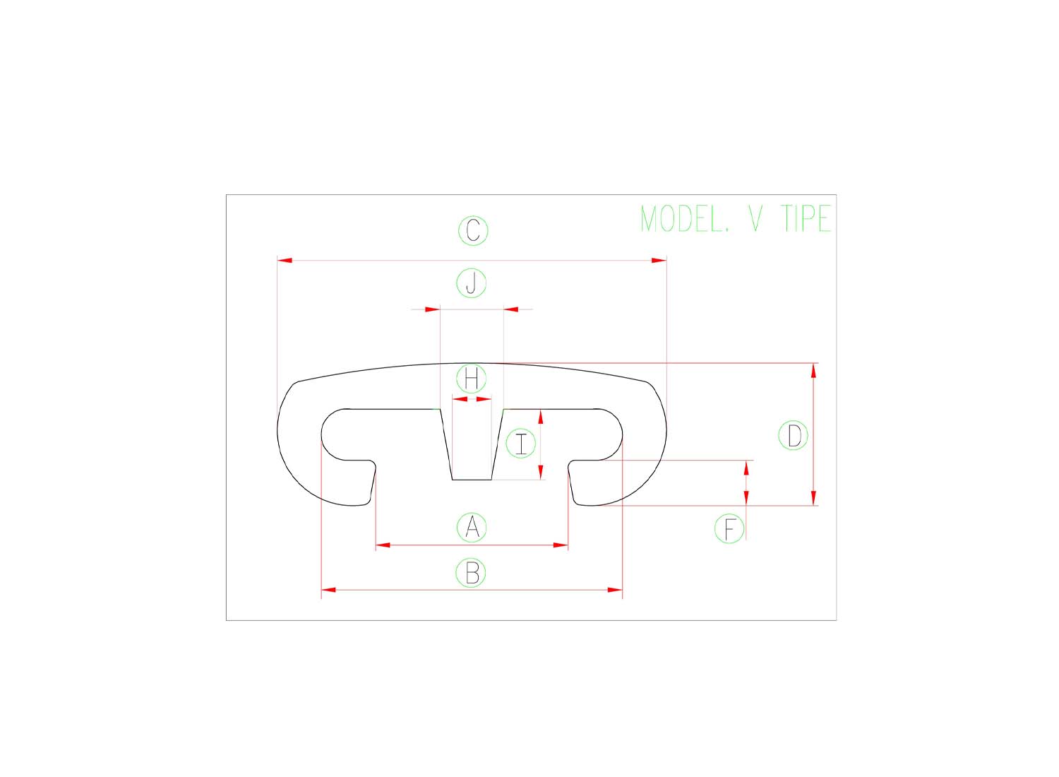 هندریل پله برقی V-Type برند Fujitec