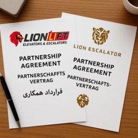 همکاری میان الماس ویستا جاوید و لاین لیفت آلمان: قدرت نوآوری در صنعت پله برقی