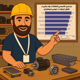 قطعات پله برقی و ایمنی مسافران