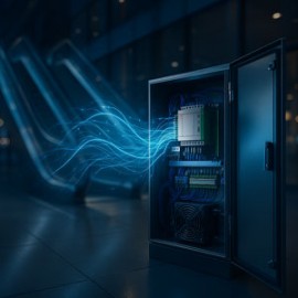 تابلو فرمان پله برقی: مغز متفکر سیستم