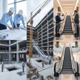 صفر تا صد نصب و راه‌اندازی پله‌برقی: راهنمای جامع از طراحی تا تحویل نهایی