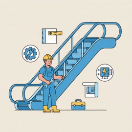 نحوه رفع مشکلات رایج هنگام نصب پله‌برقی: راهنمای فنی برای متخصصان