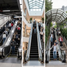 انواع پله برقی؛ معرفی انواع، کاربردها و ویژگی ها