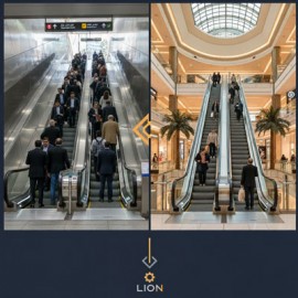 مقایسه پله برقی یک طرفه و دو طرفه: مزایا، معایب و کاربردها